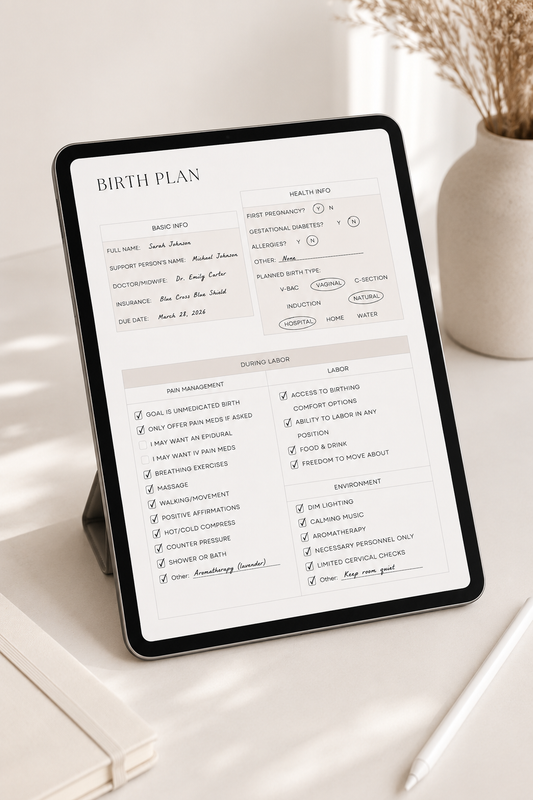 A Simple Pregnancy Planner for First-Time Moms