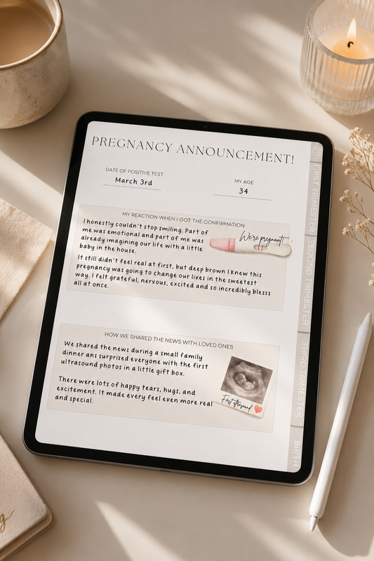 A Pregnancy Journal for Every Memory