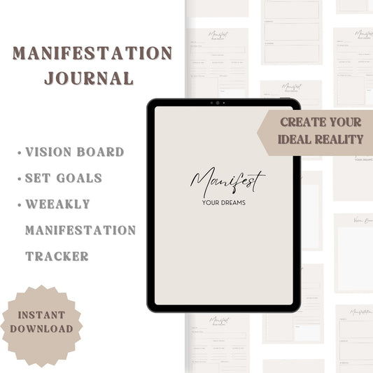 FREE Weekly Manifestation Journal